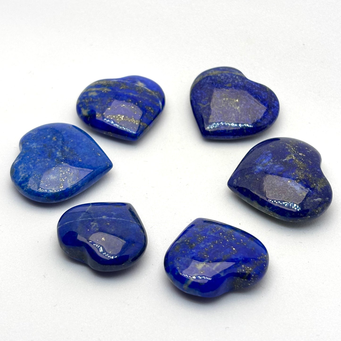 Lapis lazuli hjärta 2,5 cm toppkvalitet Lapis lazuli hjärta 2,5 cm toppkvalitet