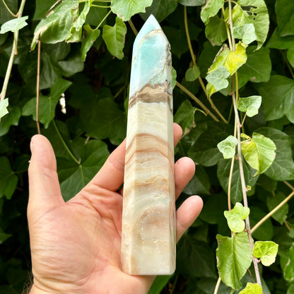 Smithsonit obelisk - 22 cm