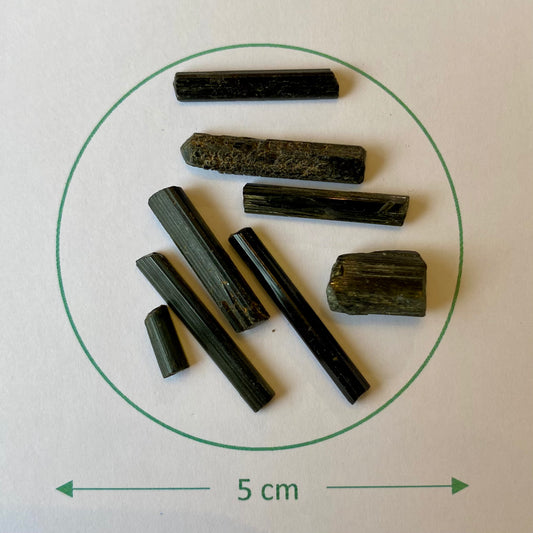 Billede af Mörkgrön turmalin lot / gt05