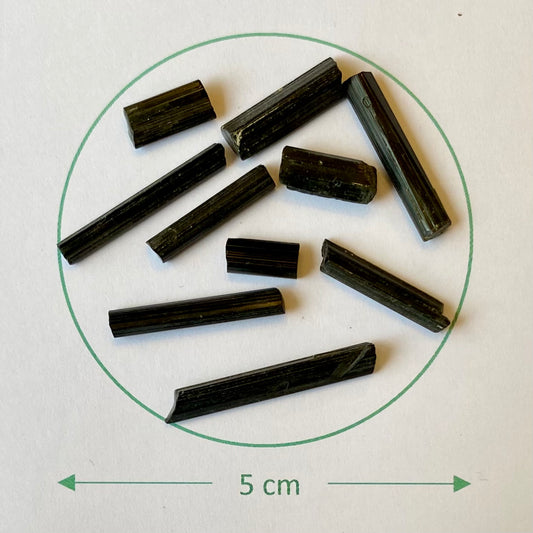 Billede af Mörkgrön turmalin lot / gt09