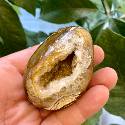 Agat geode, poleret