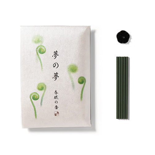 Billede af YUME-NO-YUME - Spring - Fiddlehead Fern 12 sticks - japansk røgelse