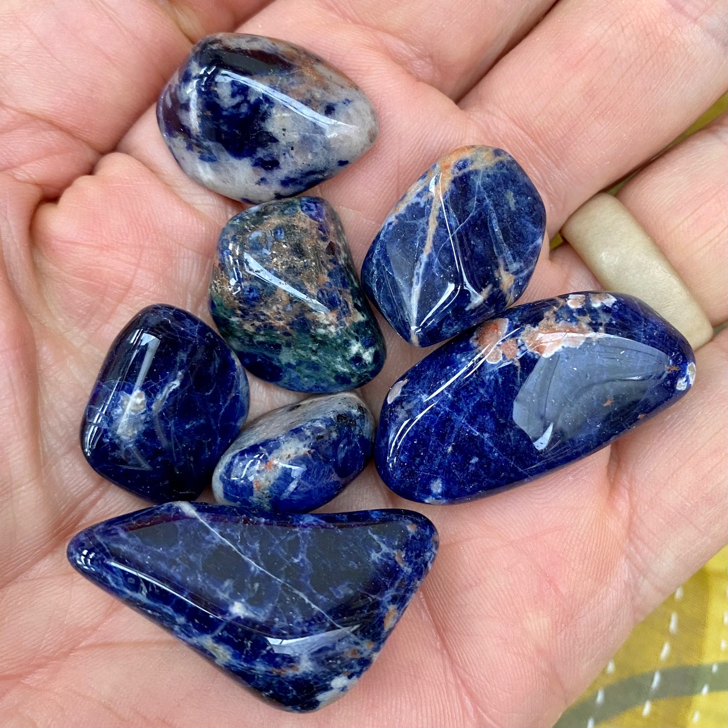 Sodalite, Namibia - Pocket Stone Sodalite, Namibia - Pocket Stone