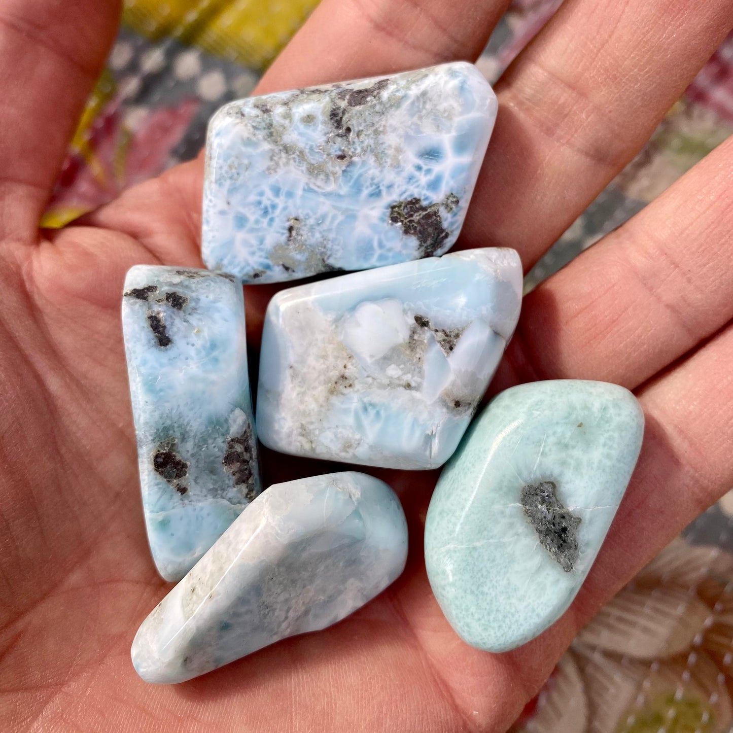 Larimar - ficksten 4 - 4,5 cm Larimar - ficksten 4 - 4,5 cm