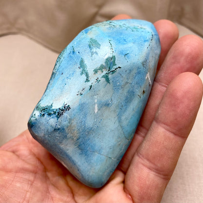 Aqua-chrysocolla - 9 cm