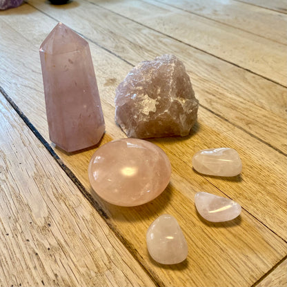 Kristallkombination - Rose Quartz Variations 