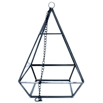 Pyramid stående eller hängande - glas