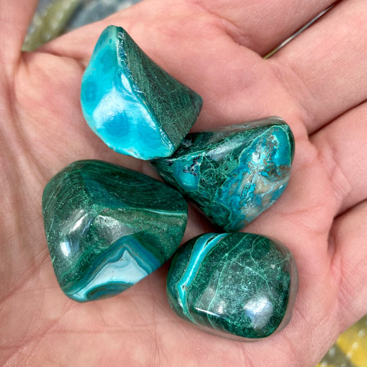 Billede af Malakit Chrysocolla - ficksten